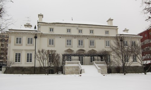 British Ambassador's Residence in Sofia in the winter