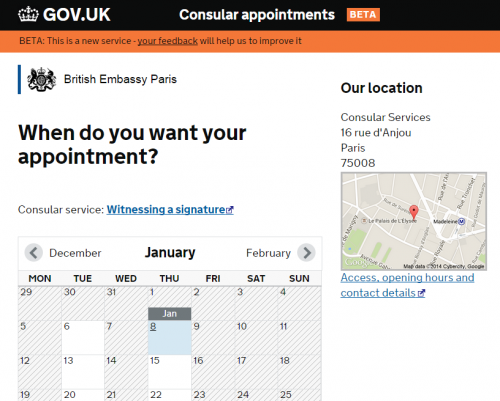 consular appointment booking